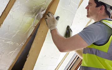 Glenmarkie Lodge loft insulation