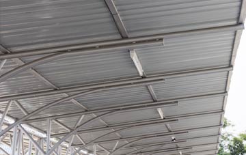 installing Glenmarkie Lodge metal roofing